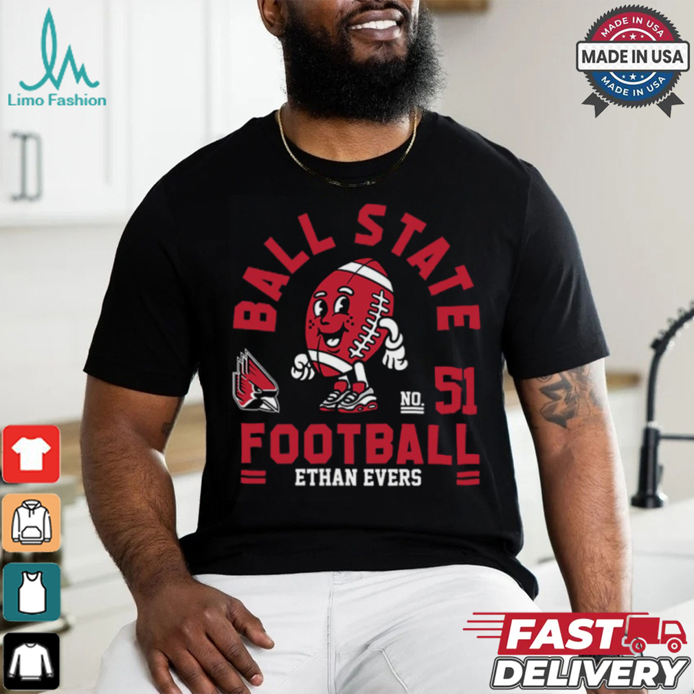 Ball State ncca football ethan evers shirt Ball State ncca football ethan evers shirt