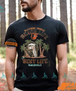 Baltimore Orioles Beach Hut Graphic T Shirt