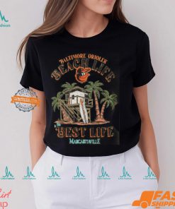 Baltimore Orioles Beach Hut Graphic T Shirt