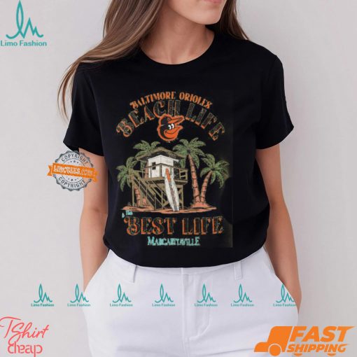 Baltimore Orioles Beach Hut Graphic T Shirt