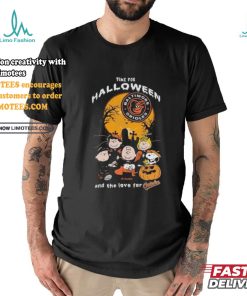 Baltimore Orioles Snoopy Peanuts Time For Halloween And Orioles shirt
