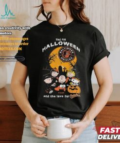Baltimore Orioles Snoopy Peanuts Time For Halloween And Orioles shirt