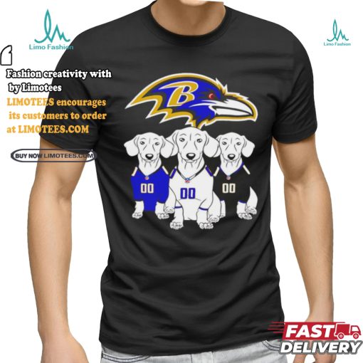 Baltimore Ravens dachshund dogs shirt