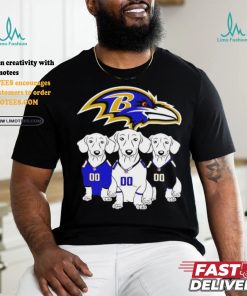 Baltimore Ravens dachshund dogs shirt