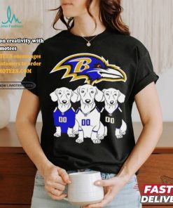 Baltimore Ravens dachshund dogs shirt