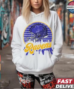 Baltimore football team Skyline helmet T Shirt