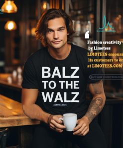 Balz To The Walz America 2024 Ladies Boyfriend Shirt