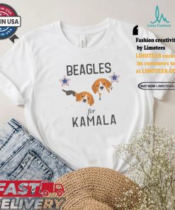 Beagles For Kamala Harris Madam President Cute Dog T shirt