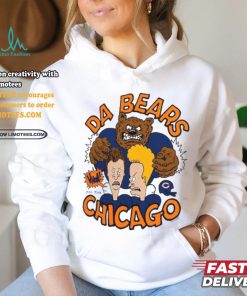 Bears NFL x Homage x Beavis and Butt Head Unisex Tri Blend T Shirt