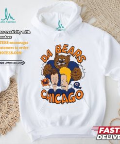 Bears NFL x Homage x Beavis and Butt Head Unisex Tri Blend T Shirt
