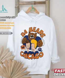Bears NFL x Homage x Beavis and Butt Head Unisex Tri Blend T Shirt