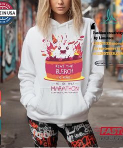 Beat The Blerch 10 Years Marathon Carnation Washington Shirt