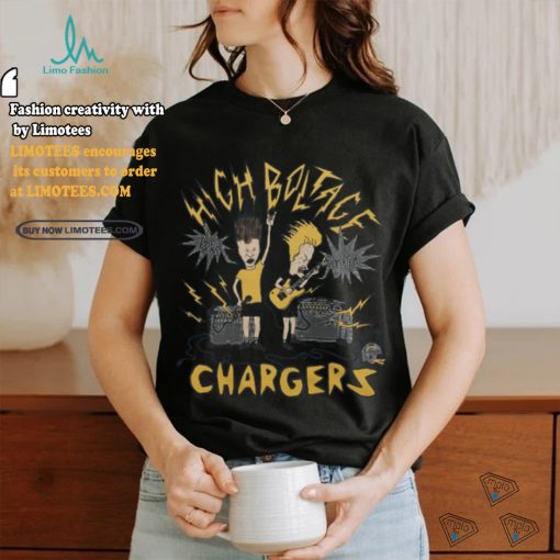 Beavis And Butt Head X Los Angeles Chargers High Boltage shirt