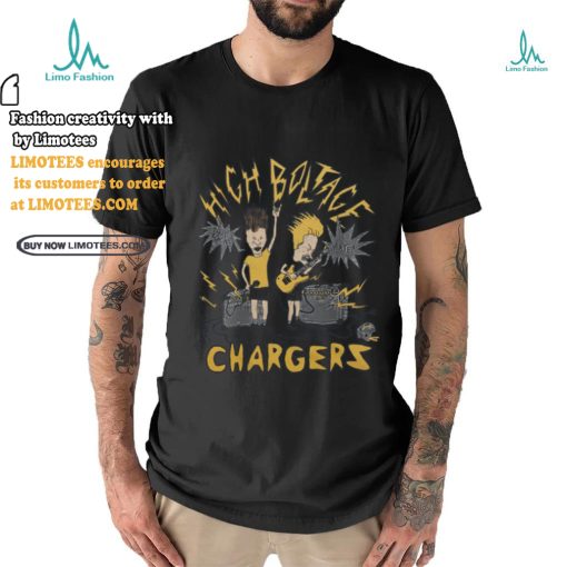 Beavis And Butt Head X Los Angeles Chargers High Boltage shirt