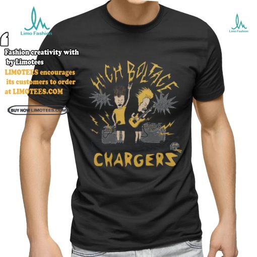 Beavis And Butt Head X Los Angeles Chargers High Boltage shirt