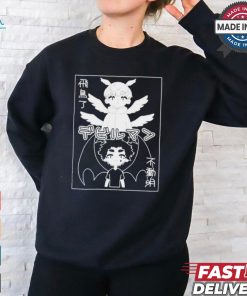 Becca Supreme Wearing Devilman Crybaby t shirt
