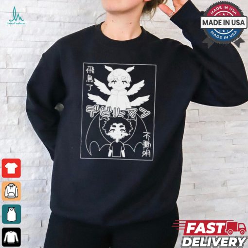 Becca Supreme Wearing Devilman Crybaby t shirt