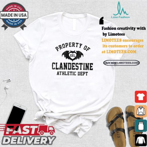 Beef Property Of Clandestine Athletic Dept T shirt