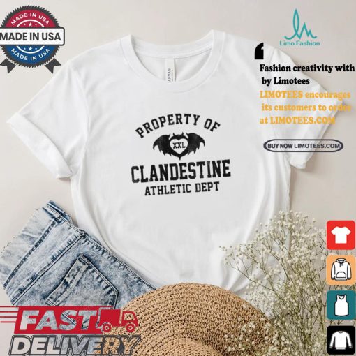 Beef Property Of Clandestine Athletic Dept T shirt