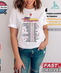 Best Bluecoats change is everything 2024 tour shirt