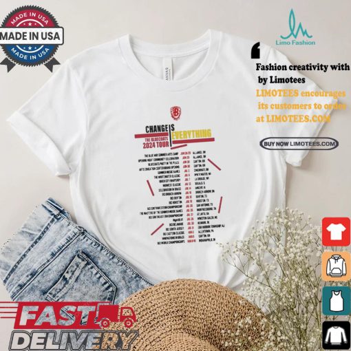 Best Bluecoats change is everything 2024 tour shirt