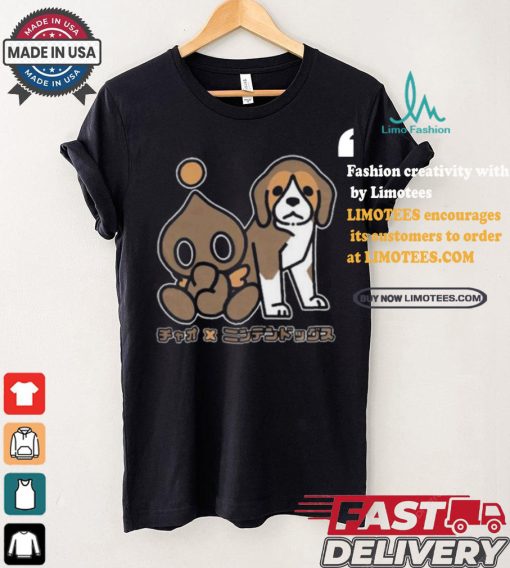 Best Friends Chocola Chao And Dog T shirt