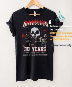 Best Hatebreed 30 years 1994 2024 thank you for the memories shirt