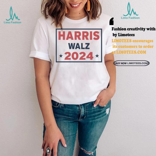 Best Kamala harris vp tim walz president 2024 double sided rally shirt