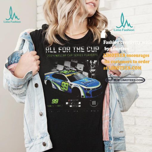 Best Men’s Daniel Suarez Trackhouse Racing Team Collection Black 2024 NASCAR Cup Series Playoffs Freeway Insurance T Shirt