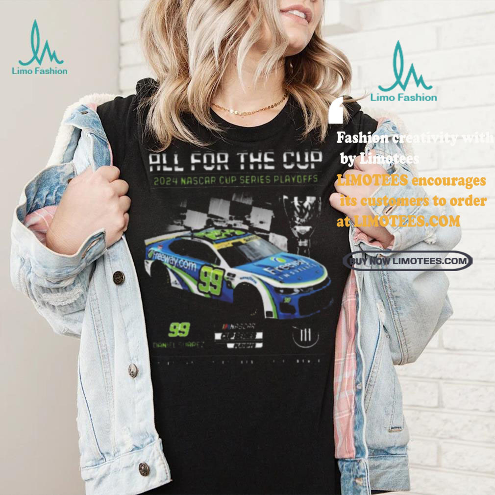 Best Men’s Daniel Suarez Trackhouse Racing Team Collection Black 2024 NASCAR Cup Series Playoffs Freeway Insurance T Shirt Best Men’s Daniel Suarez Trackhouse Racing Team Collection Black 2024 NASCAR Cup Series Playoffs Freeway Insurance T Shirt