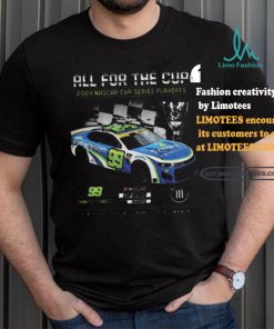 Best Men’s Daniel Suarez Trackhouse Racing Team Collection Black 2024 NASCAR Cup Series Playoffs Freeway Insurance T Shirt