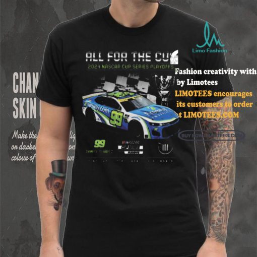 Best Men’s Daniel Suarez Trackhouse Racing Team Collection Black 2024 NASCAR Cup Series Playoffs Freeway Insurance T Shirt