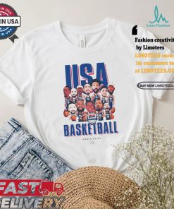 Best Paris 2024 olympics usa basketball shirt