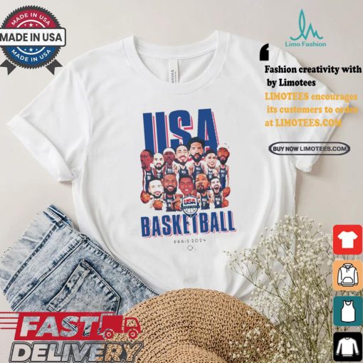 Best Paris 2024 olympics usa basketball shirt