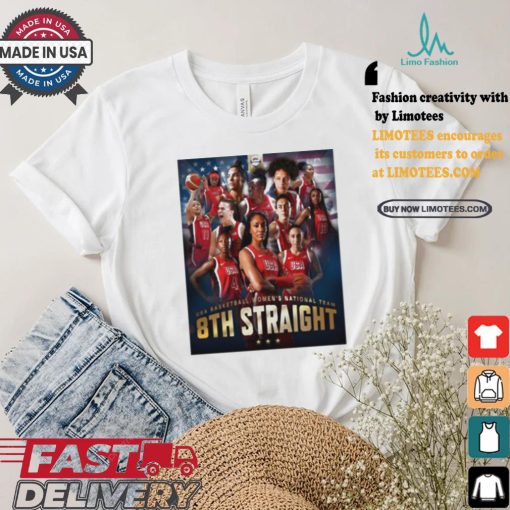 Best Usa Basketball Women’s National Team 8Th Straight Shirt