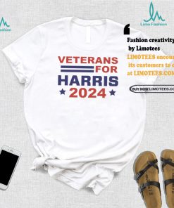 Best Veterans for harris 2024 election democratic party shirt