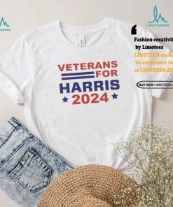 Best Veterans for harris 2024 election democratic party shirt