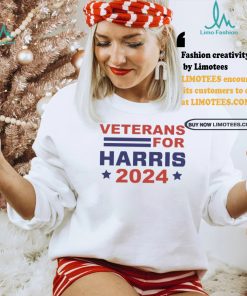 Best Veterans for harris 2024 election democratic party shirt