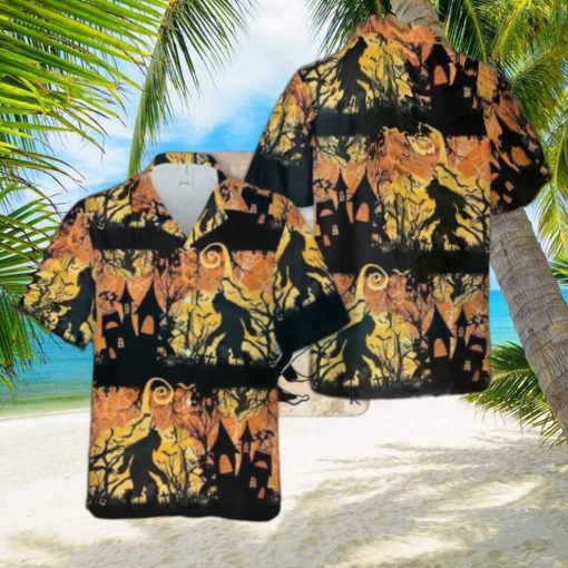 Bigfoot Halloween Hawaiian Shirt