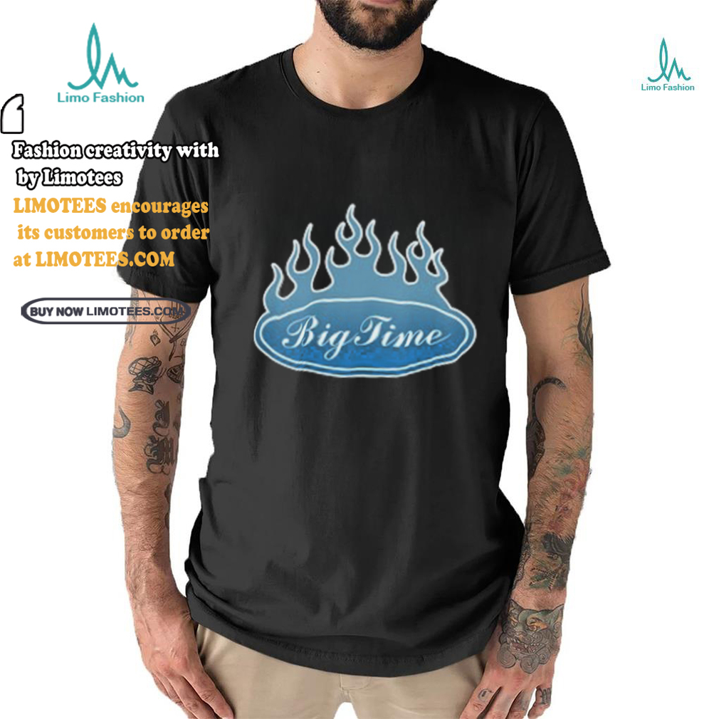 Bigtime Blue Flame Shirt Bigtime Blue Flame Shirt