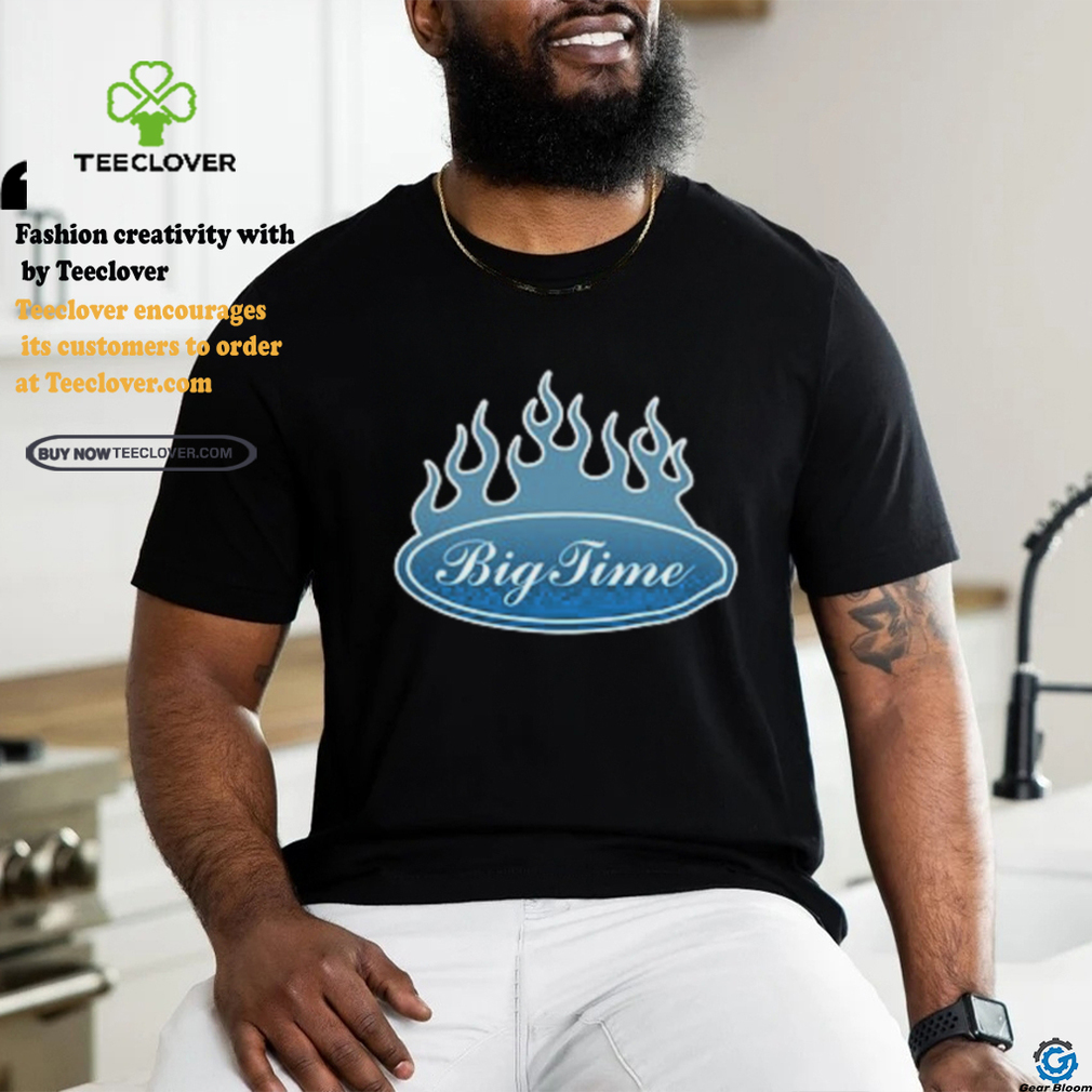 Bigtime Blue Flame Shirt Bigtime Blue Flame Shirt