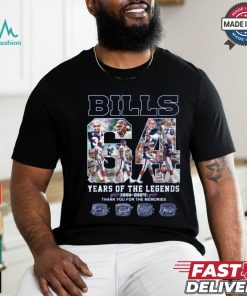 Bill years of the legends 1960 2024 thank you for the memories shirt