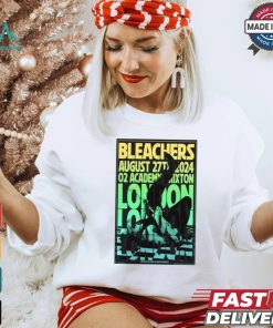 Bleachers aug 27 2024 o2 academy brixton in london uk poster shirt