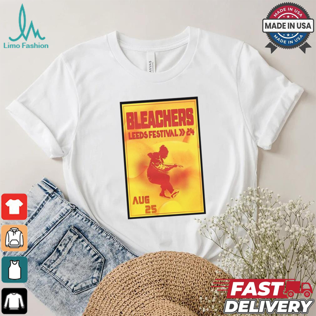Bleachers leeds festival on aug 25 2024 in leeds uk poster shirt Bleachers leeds festival on aug 25 2024 in leeds uk poster shirt