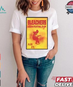 Bleachers leeds festival on aug 25 2024 in leeds uk poster shirt
