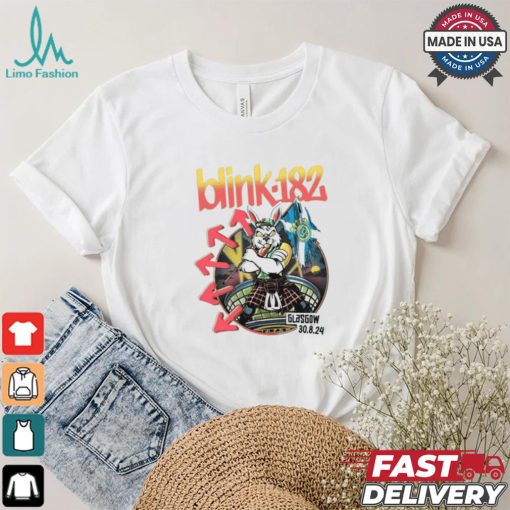 Blink 182 GlasGow 30 8 2024 Tour T Shirt
