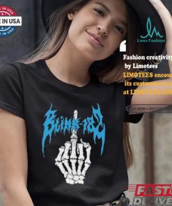 Blink 182 One More Time Tour 2024 Middle Finger T shirt
