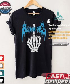 Blink 182 One More Time Tour 2024 Middle Finger T shirt