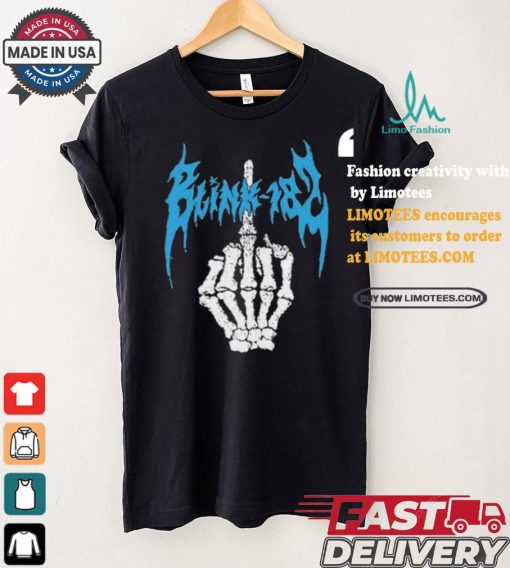 Blink 182 One More Time Tour 2024 Middle Finger T shirt