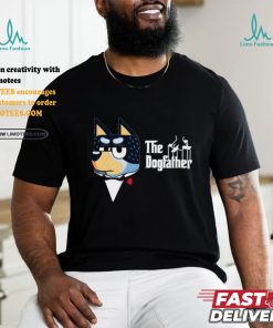 Bluey The Dogfather cartoon shirt